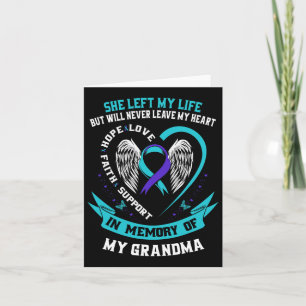 Zur Erinnerung an meine Oma-Gedenkstätte zum Selbs Karte