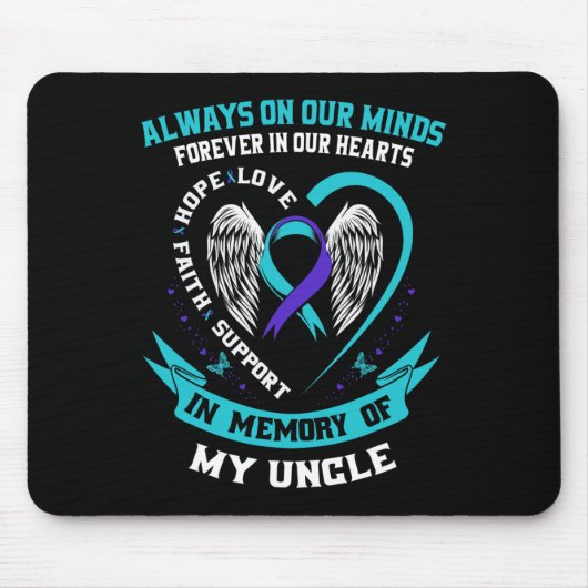 Zur Erinnerung an meine Onkel Mousepad (Vorne)