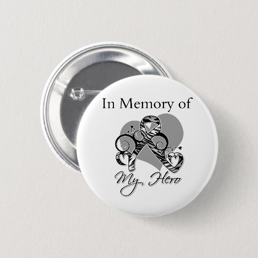 Zur Erinnerung an meinen Helden-Neuroendokriner Kr Button (Vorne & Hinten)