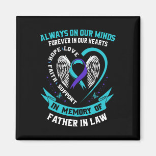 Zur Erinnerung an meinen Vater im Jura Selbstmordb Magnet