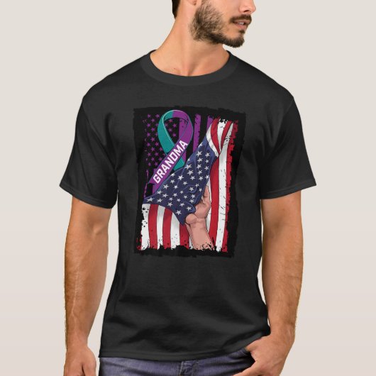 Zur Erinnerung an Oma Suicide Awareness American F T-Shirt (Vorderseite)
