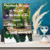 Zur Erinnerung an Psalm 116:15 Fotoplatte (Seite)