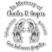 Zur Erinnerung Aufkleber (Vorderseite)