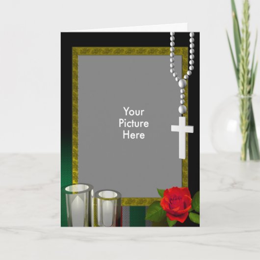 Zur Erinnerung Dankeskarte (Vorderseite)