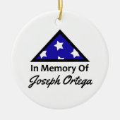 Zur Erinnerung Keramik Ornament (Vorne)