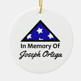 Zur Erinnerung Keramik Ornament