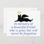 Zur Erinnerung Postkarte (Vorne/Hinten)