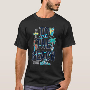Zur Ferienwohnung am Strand Sommer 2022 Reisen T-Shirt