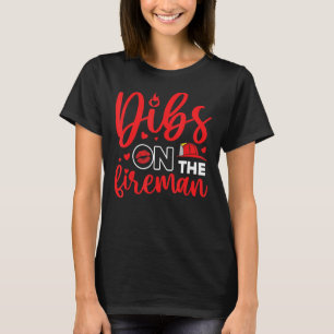 Zur Feuerwehrfrau-Ehefrau Girlfriend Women T-Shirt