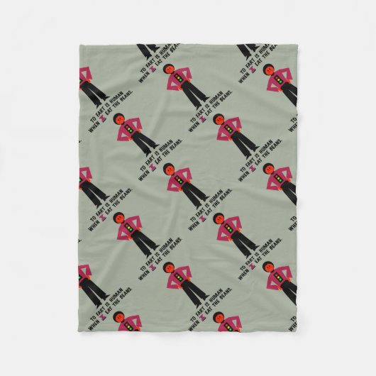 Zur Furz ist menschlich Fleecedecke (Vorderseite)