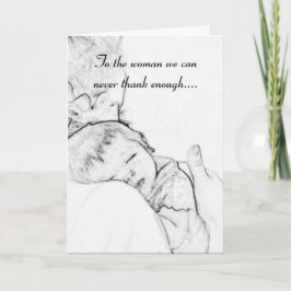 Zur Geburtsmutter unseres Kindes... Karte