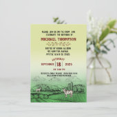 zur Geburtstagspartei des Bauernhofs Einladung (Stehend Vorderseite)