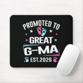 Zur Groß-Großmutter befördert Est 2026 Schwangersc Mousepad (Mit Mouse)