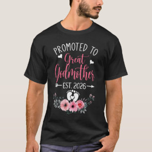 Zur Großpatin befördert Est 2026 Muttertag S T-Shirt