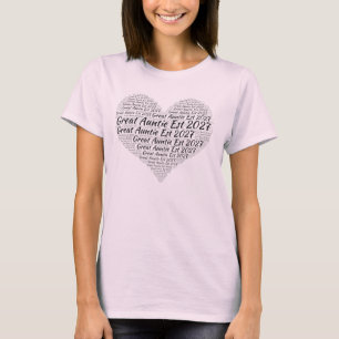 Zur Großtante befördert Est 2027, Geschenk für Tan T-Shirt