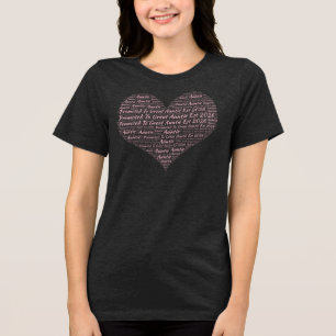Zur Großtante ernannt Est 2026, Geschenk für Tante Tri-Blend Shirt