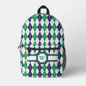 Zur grünen Raute Bedruckter Rucksack (Vorderseite)