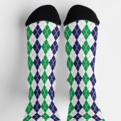 Zur grünen Raute Socken (Oben)