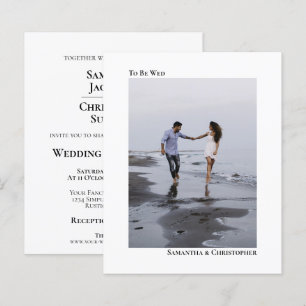Zur Hochzeit Einfache Weiße BUDGET Hochzeitsfoto-E