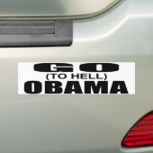 (Zur Hölle) gehen Obama-Autoaufkleber Autoaufkleber (Auf Auto)