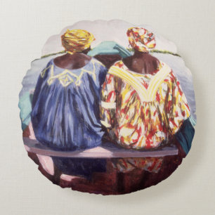 Zur Insel 1998 Rundes Kissen