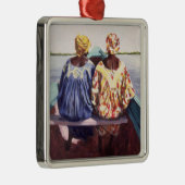 Zur Insel 1998 Silbernes Ornament (Rechts)