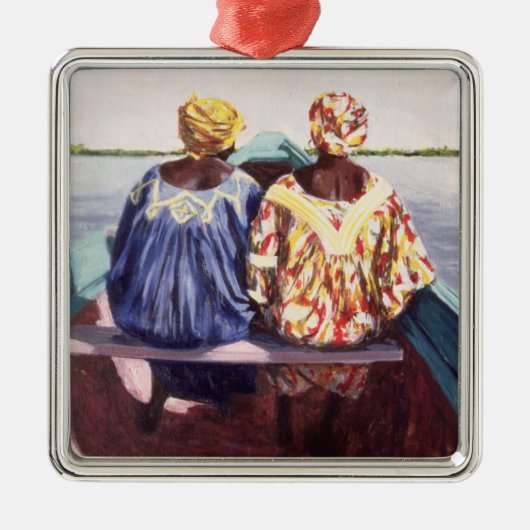 Zur Insel 1998 Silbernes Ornament (Vorne)