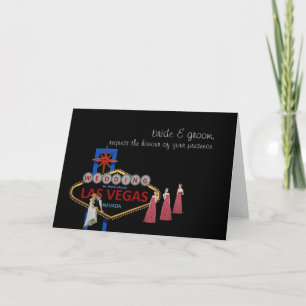 Zur Kapelle Las Vegas Hochzeitskarte Einladung