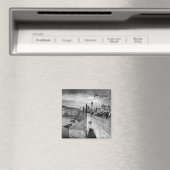 zur Karlsbrücke unter einem stürmischen Himmel in  Magnet (In Situ (Geschirrspüler))