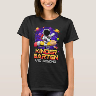 Zur Kita und darüber hinaus Astronaut Zurück zur S T-Shirt