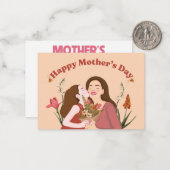 Zur Königin unseres Herzens Mitteilungskarte (Vorderseite/Rückseite Beispiel)