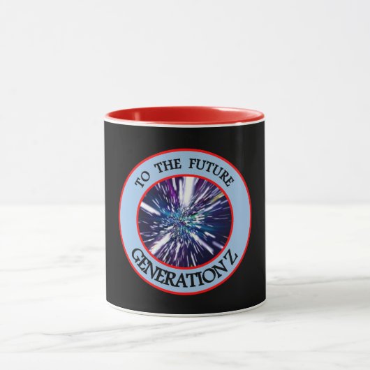 ZUR KÜNFTIGEN GENERATION Z-Tasse Tasse (Zentrum)