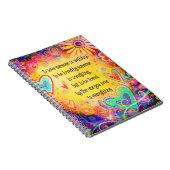 Zur Liebe einer inspirierenden Inspiritivität Hübs Notizblock (Rechte Seite)