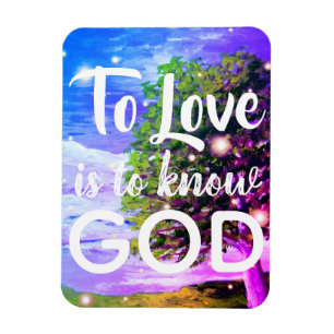 Zur Liebe ist, Inspirational Magneten des Gott- Magnet