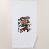 zur Liebe von Halloween Strandtuch (Vorderseite)