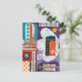 Zur Lila Postkarte (Stehend Vorderseite)