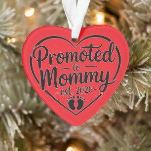 Zur Mama befördert Erw. 2026 Ornament