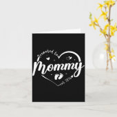 Zur Mama befördert Est 2026 Bald Mama Neue Mutter Karte (Gelbe Blume)