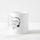 Zur Mama befördert Kaffeetasse (Vorderseite Links)