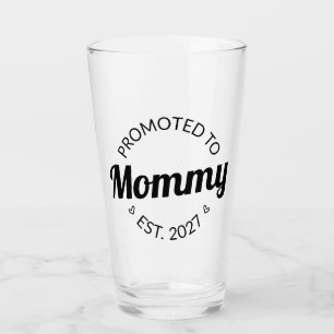 Zur Mama Befördert Seit 2027 Neue Mama Ankündigung Glas