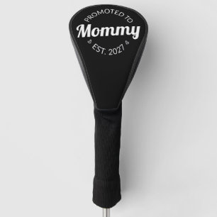 Zur Mama befördert Seit 2027 Neue Mama Ankündigung Golf Headcover