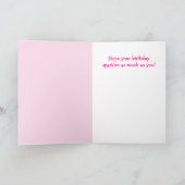 "Zur Mama" Niedliche Gänsekarte Karte (Innenseite)