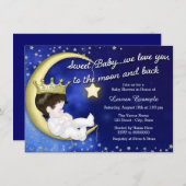 Zur Mond- und Rückendusche Einladung (Vorne/Hinten)