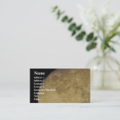 Zur MondVisitenkarte Visitenkarte (Stehend Vorderseite)