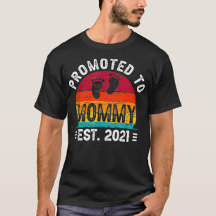Zur Mummy befördert 2021 Bald Mummy Ehefrau Gesche T-Shirt
