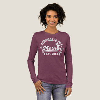 Zur Mutter befördert Erw. 2025 – Neue Mutter Schwa Tri-Blend Shirt
