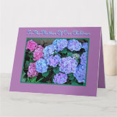 ZUR MUTTER UNSERER KINDER/GLÜCKLICHER MUTTER KARTE (Vorderseite)