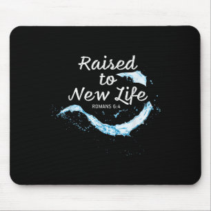 Zur neuen Lebens Christen Glaube Kirche Taufe  Mousepad