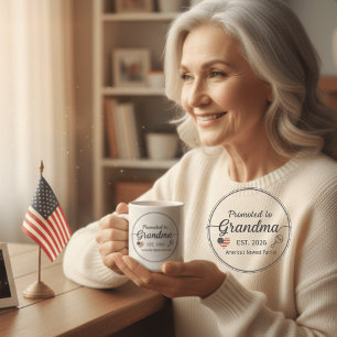 Zur Oma befördert 2026 Amerika 250. Jubiläum Kaffeetasse