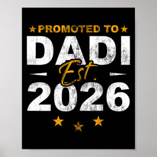 Zur Oma befördert 2026 lustige neue Oma Enthüllung Poster